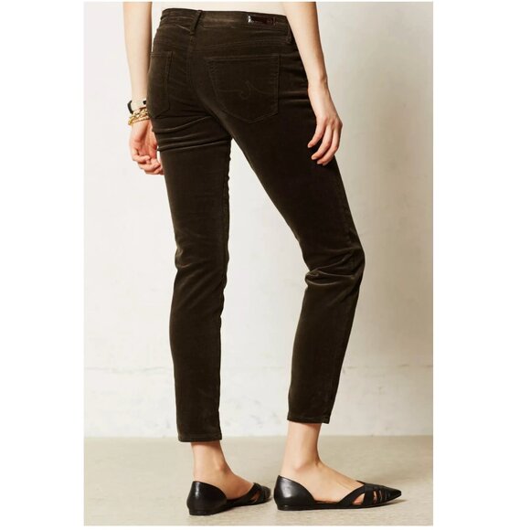 Anthropologie | AG Stevie Ankle Moto Cords Moss - Picture 3 of 16